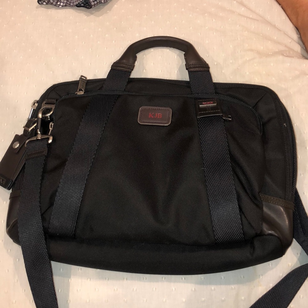 Black Tumi briefcase